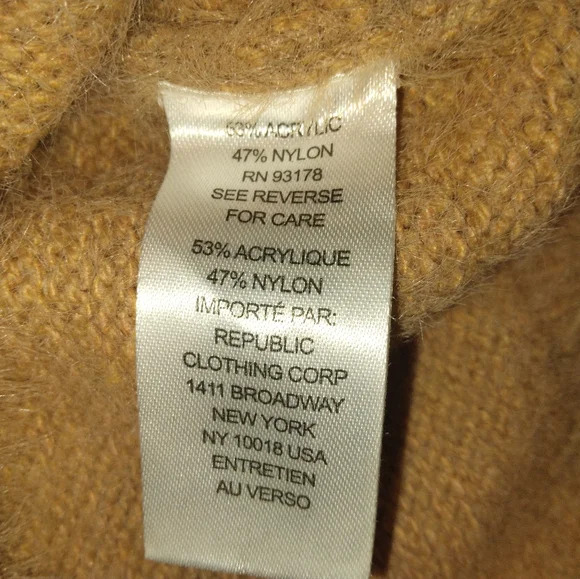 Truth By Republic Fuzzy Button Up Textured Knit Cardigan Sweater Size L - Picture 8 of 10